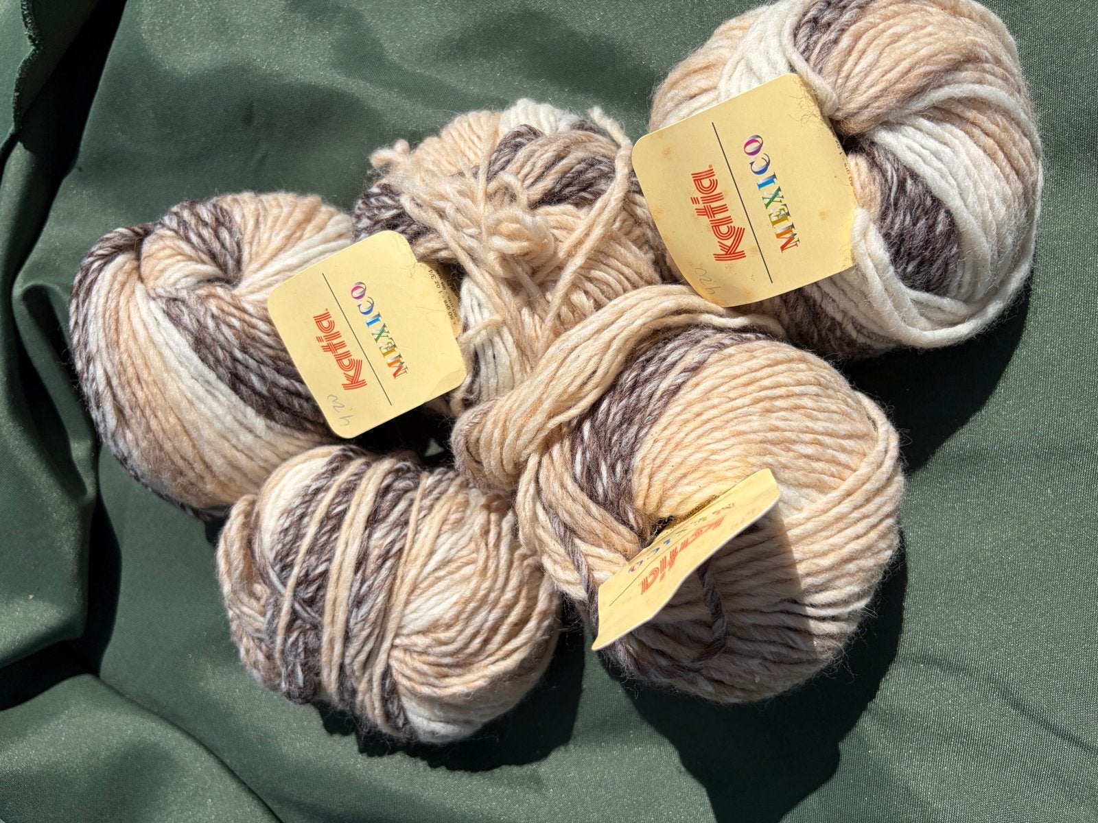 Katia Mexico Wol - 5 bollen - 50% wol, 50% acryl, Ophalen of Verzenden, Zo goed als nieuw, Breien of Haken, Wol of Garen