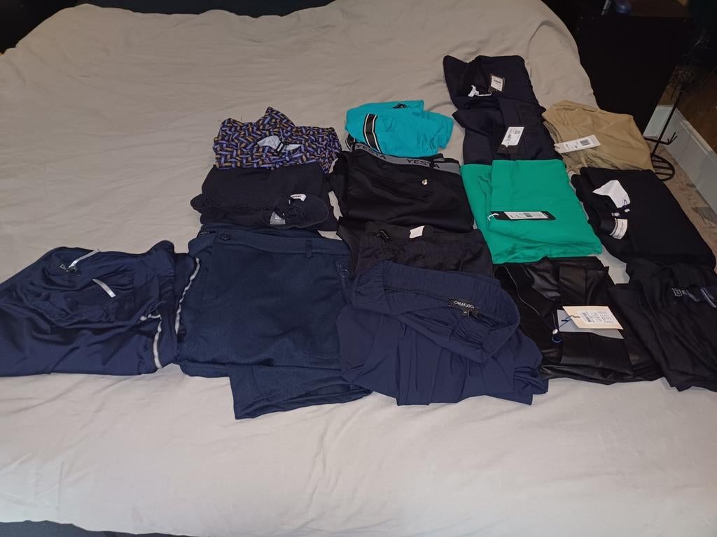 Partij van 16 broeken grote maten, Kleding | Dames, Grote Maten, Ophalen of Verzenden, Nieuw, Broek of Spijkerbroek