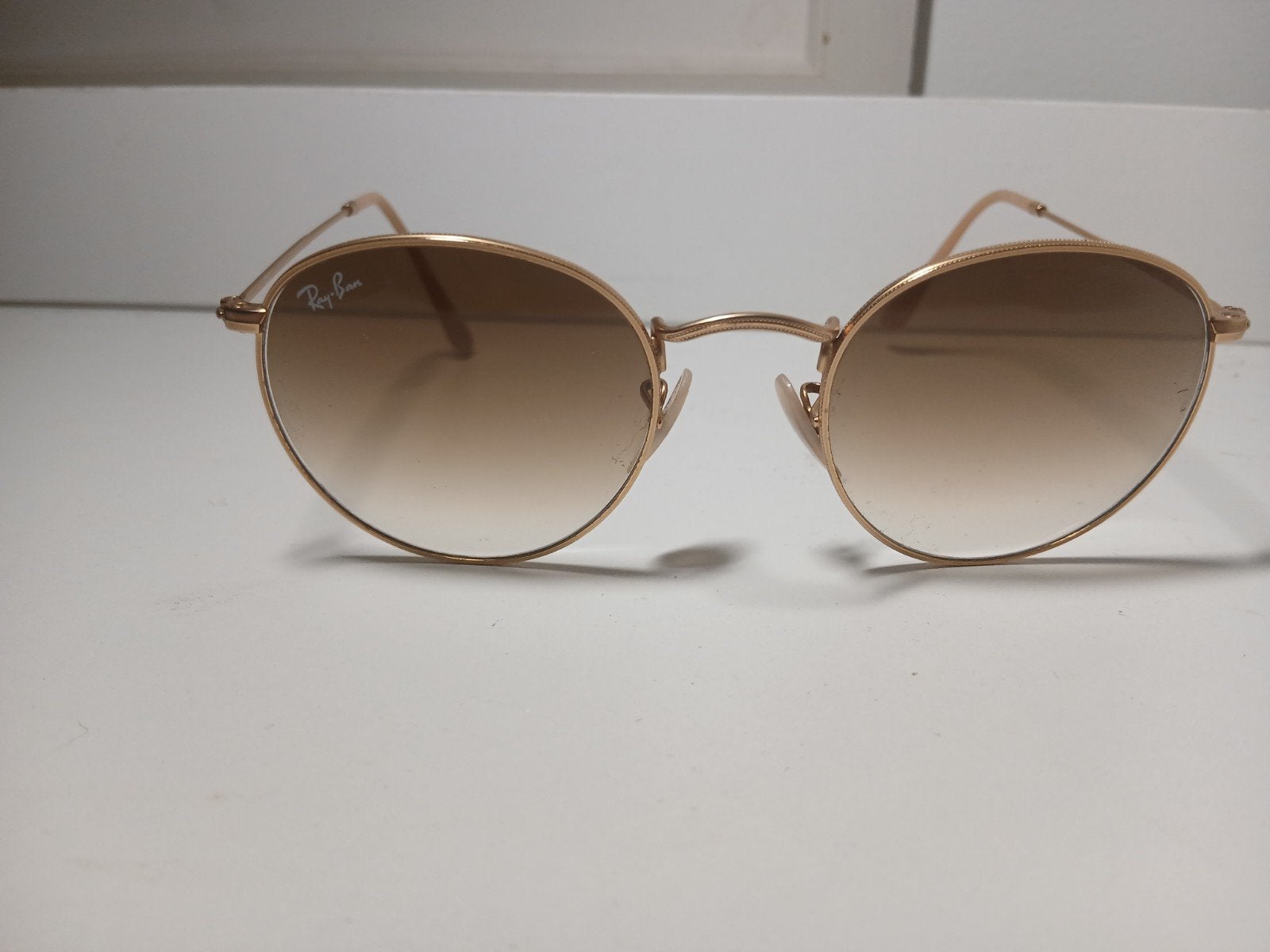 Ray-Ban zonnebril (echt) zonder doosje, Ophalen, Gebruikt, Zonnebril, Bruin