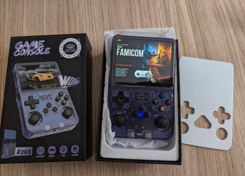 R36S handheld gaming console 15.000 games, Spelcomputers en Games, Spelcomputers | Overige, Ophalen of Verzenden, Nieuw