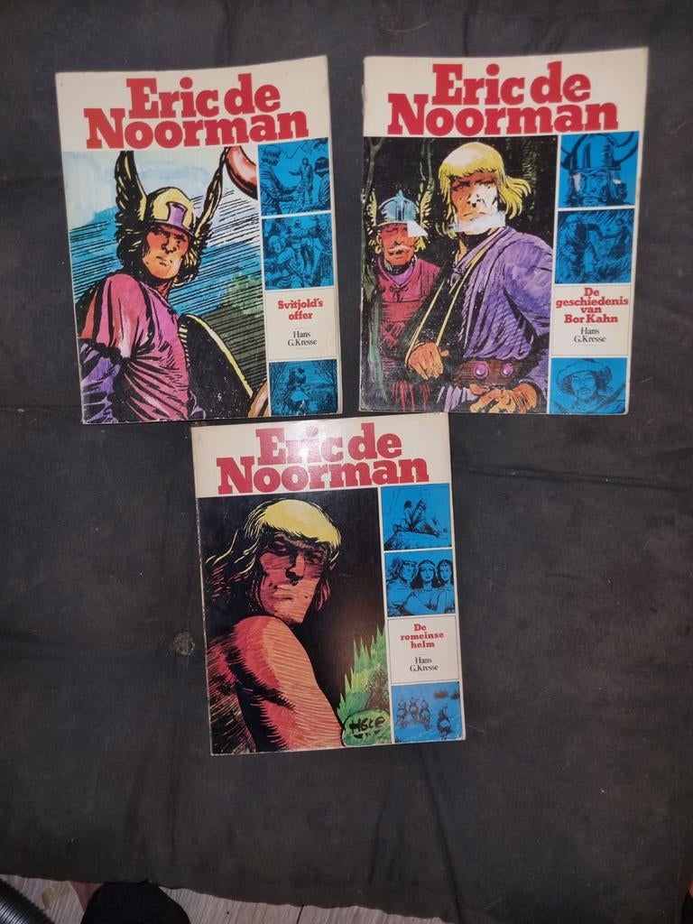 Eric de Noorman - 3 stripboeken - Hans G. Kresse, Meerdere stripboeken, Ophalen of Verzenden, Gelezen, Hans G. Kresse