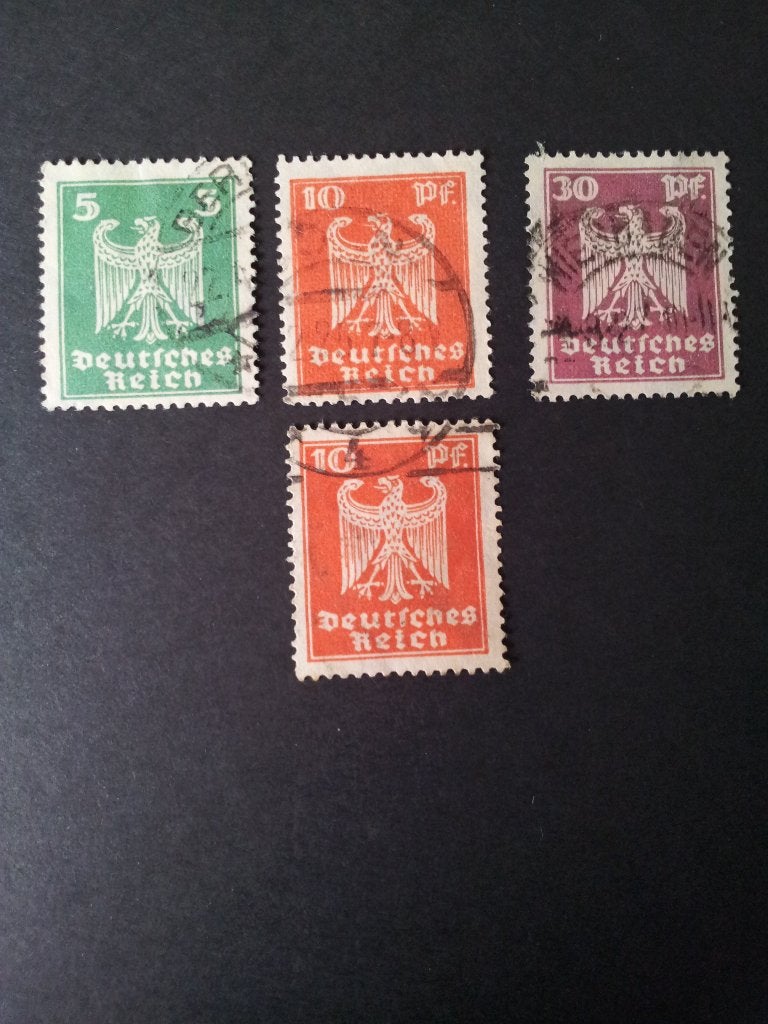 Duitse Keizerrijk A uit 1924 gestempeld, Postzegels en Munten, Ophalen of Verzenden, Duitse Keizerrijk, Gestempeld