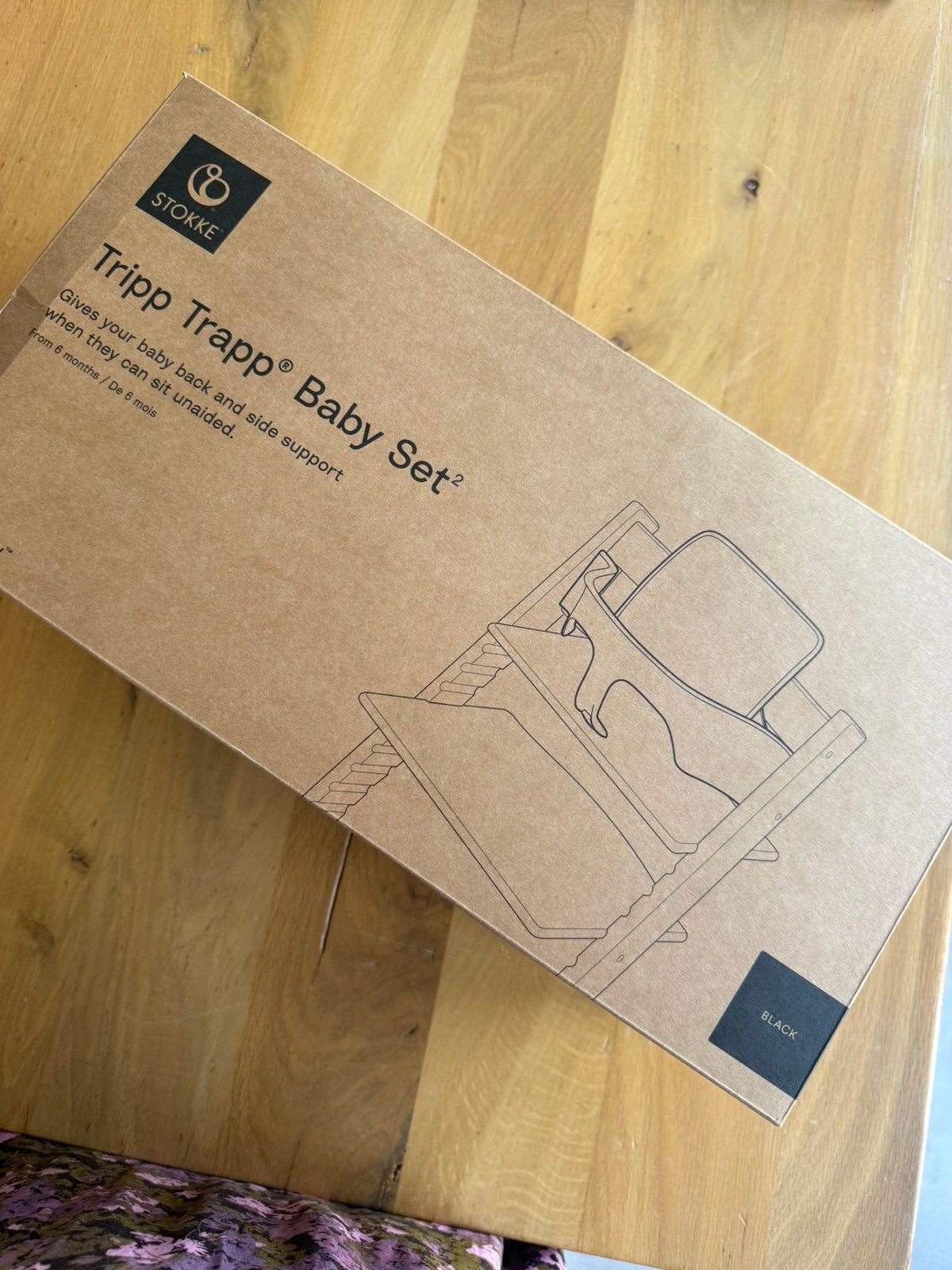Stokke babyset zwart nieuw in doos, Ophalen of Verzenden, Nieuw