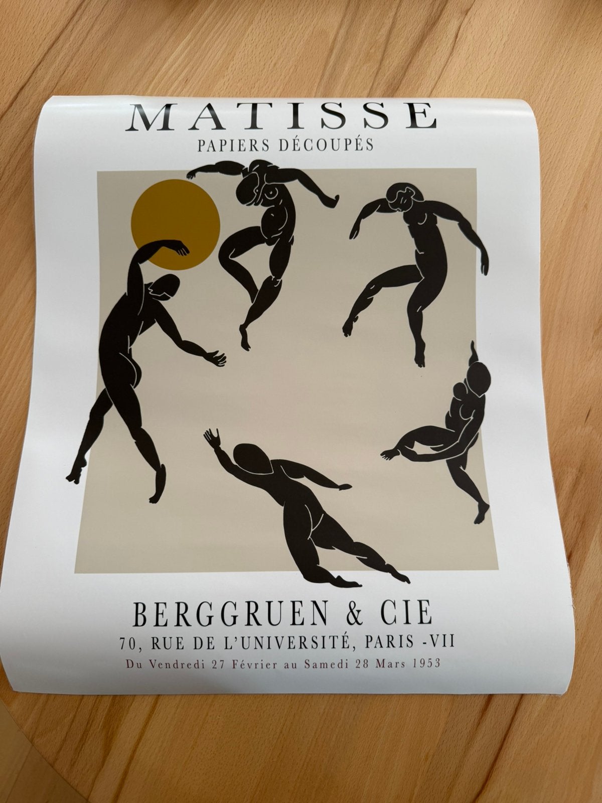 Henri Matisse poster 40 x 50 cm, Ophalen of Verzenden, Gebruikt