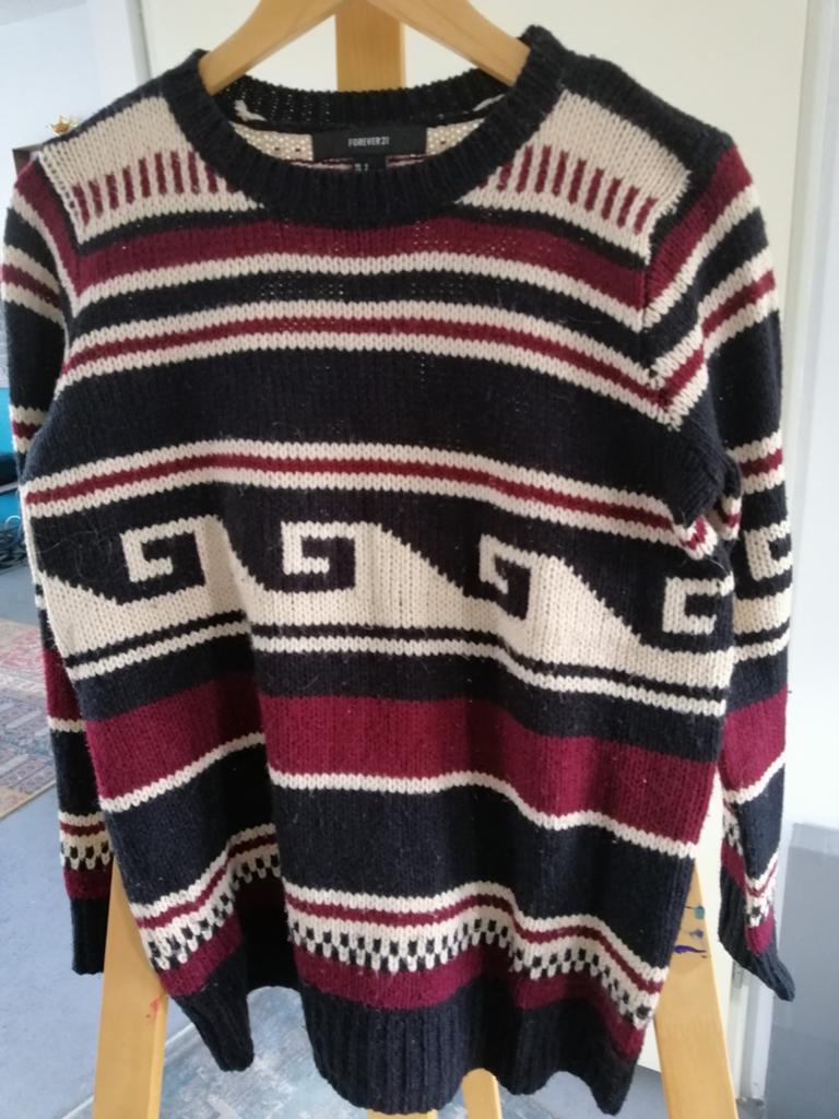 Forever 21 Trui met Aztec Print - Maat S, Kleding | Dames, Zwart, Ophalen of Verzenden, Forever 21, Maat 36 (S)