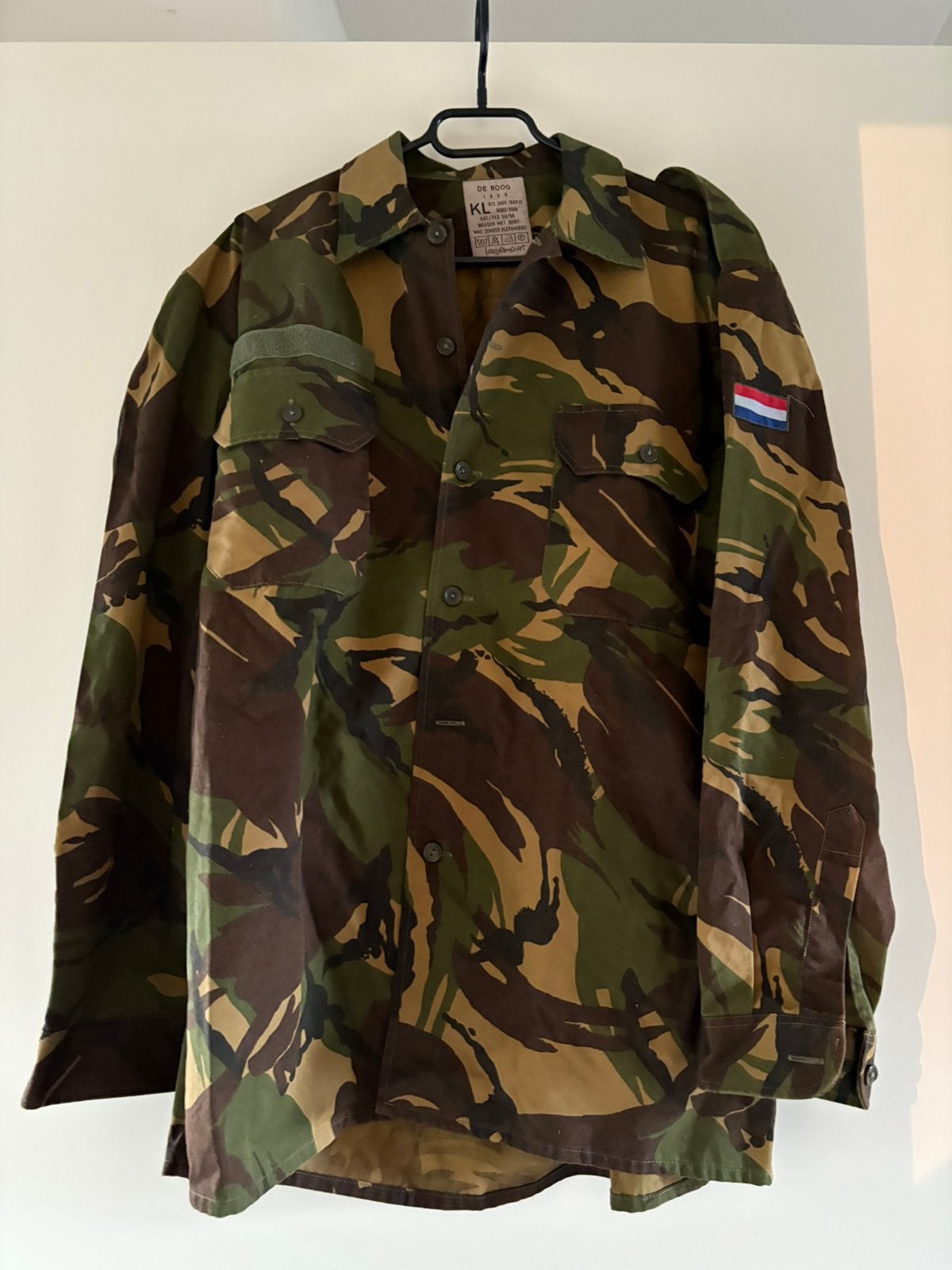 Blouse Woodland Koninklijke Landmacht/ Luchtmacht, Ophalen of Verzenden, Luchtmacht, Nederland, Kleding of Schoenen