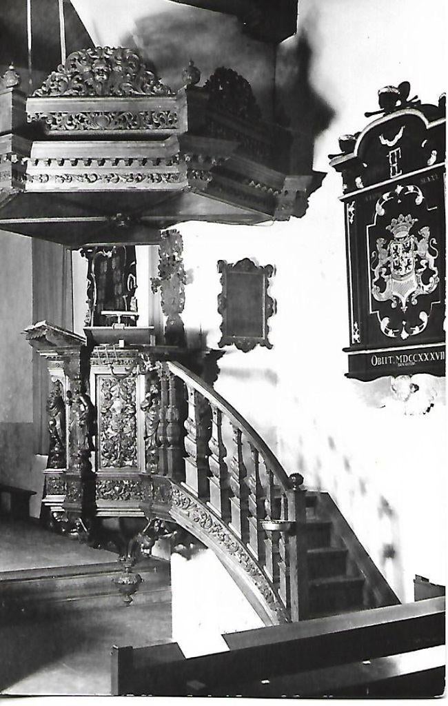 Midwolde- -Preekstoel., Verzenden, 1960 tot 1980, Ongelopen, Groningen