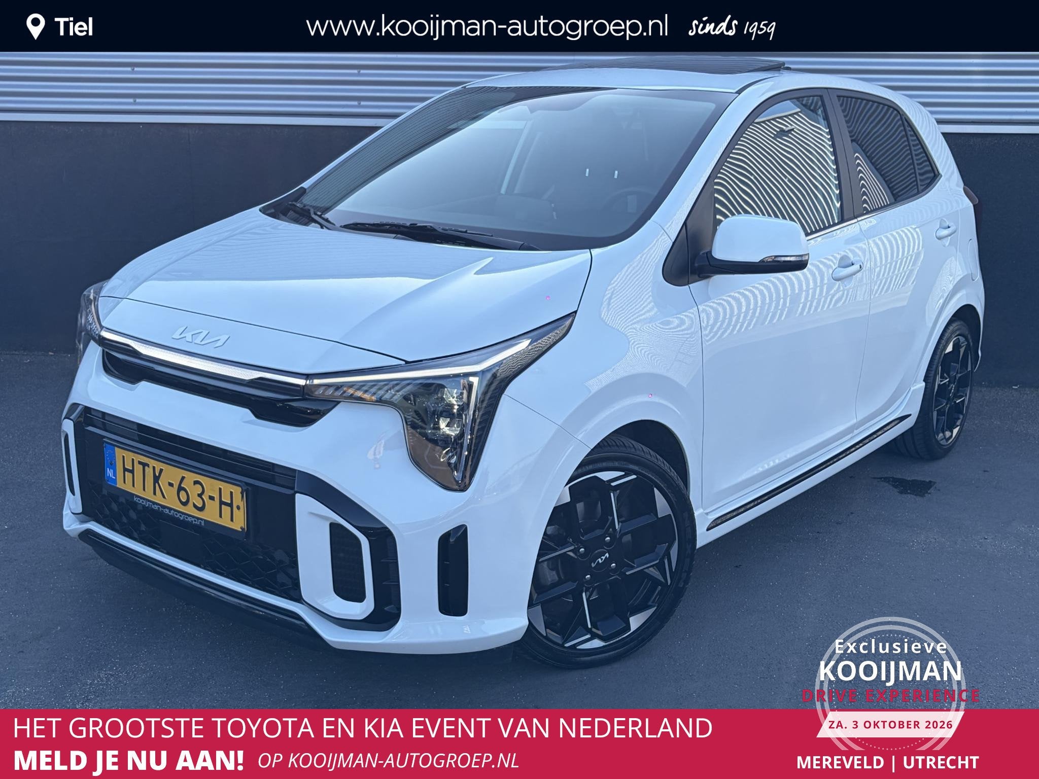 Kia Picanto 1.0 DPI GT-Line Schuif/kanteldak, Stoel- & Stuur