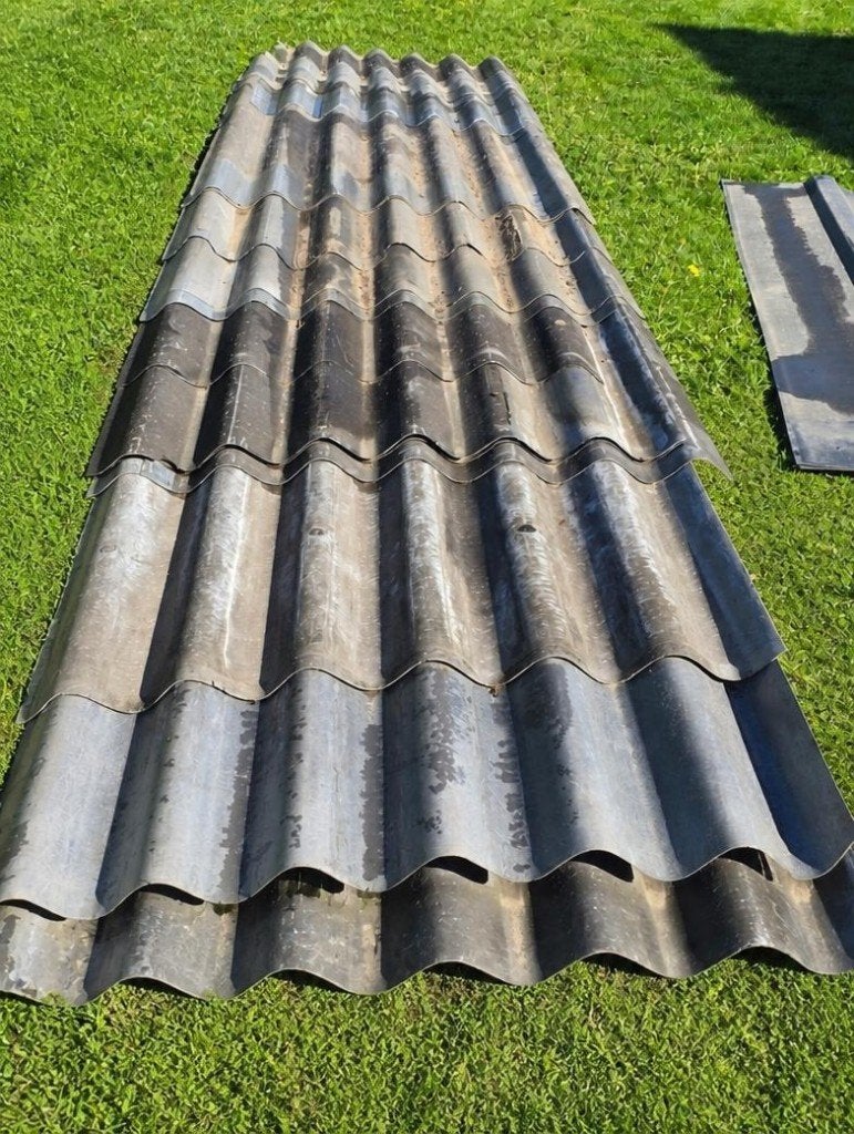 Polyester golfplaten 110 cm breed + nokplaten | ca. 134 m², Ophalen, Kunststof, Gebruikt, Zwart