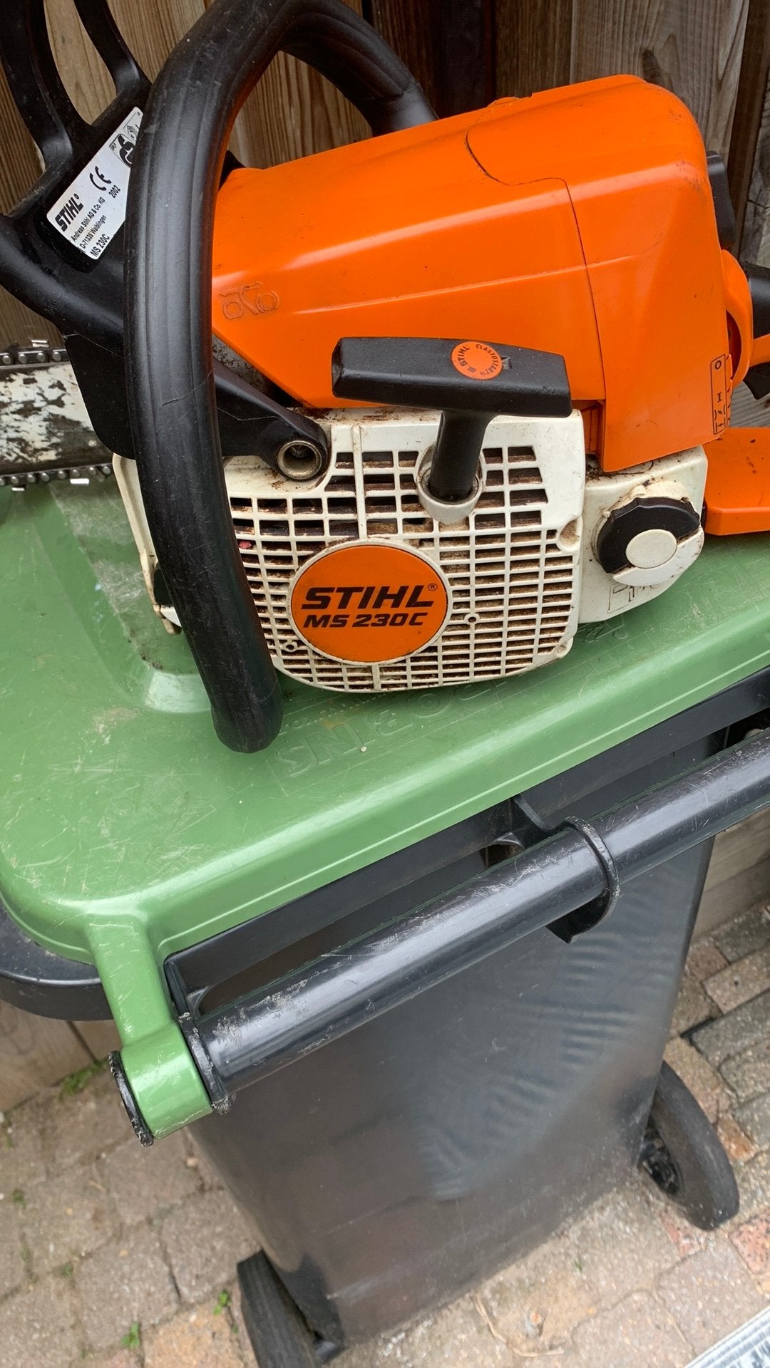 Te koop weinig gebruikte Stihl 230 ms c kettingzaag, Ophalen, Zo goed als nieuw