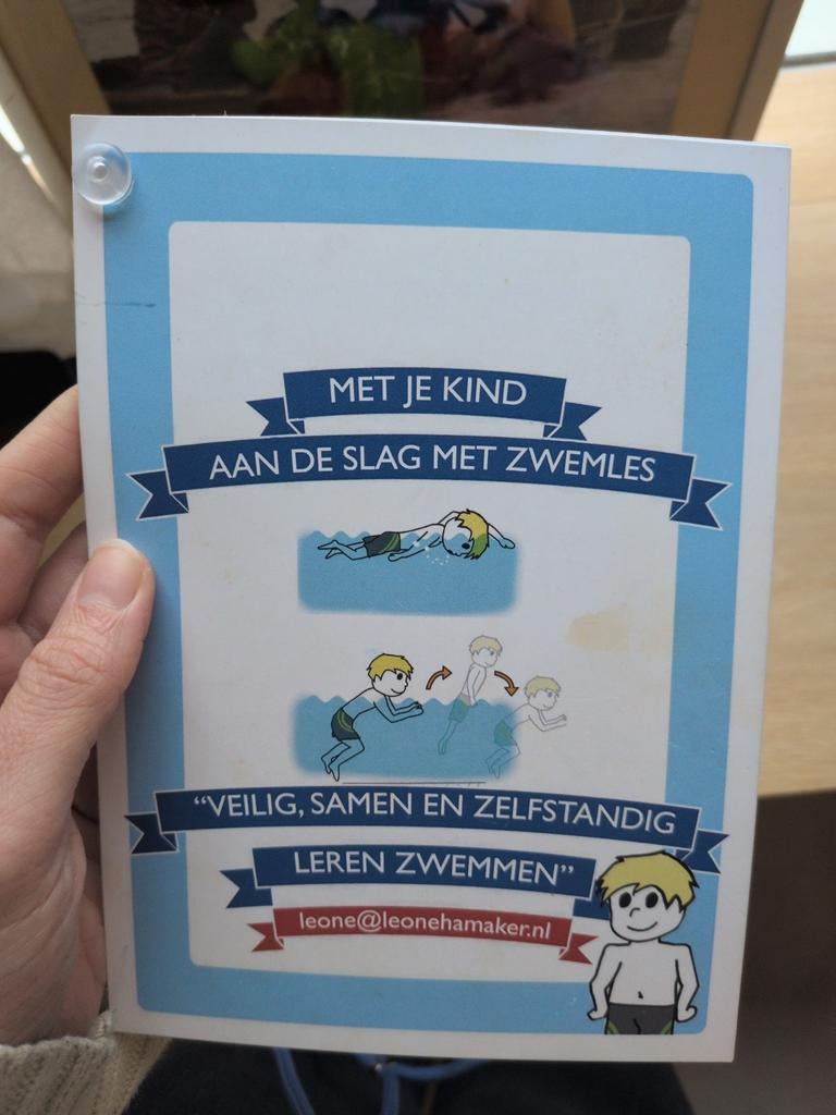 Zwemles kaarten: Zelf je kind leren zwemmen, Boeken, Ophalen of Verzenden, Gelezen, Leone Hamaker
