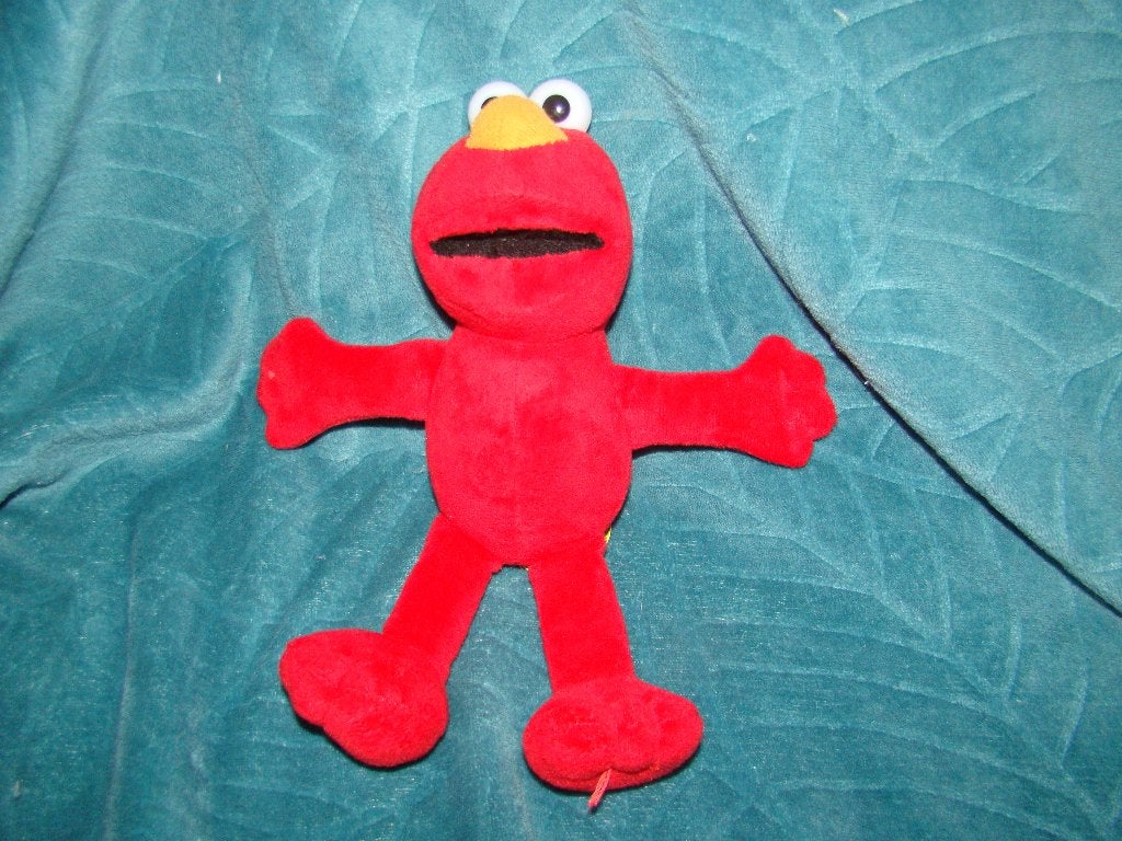 Elmo knuffel sesam straat 25 cm groot en rood, Overige merken, Overige karakters, Ophalen of Verzenden, Zo goed als nieuw