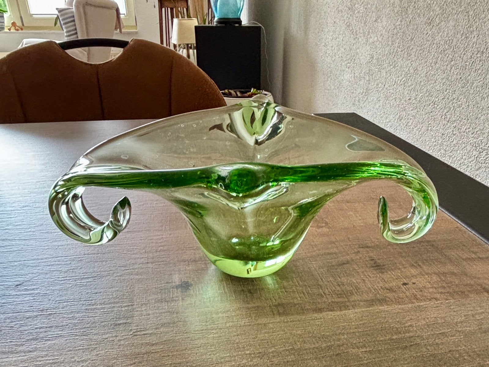 Vintage Art Deco schaal Val Saint Lambert, Antiek en Kunst, Antiek | Glas en Kristal, Ophalen