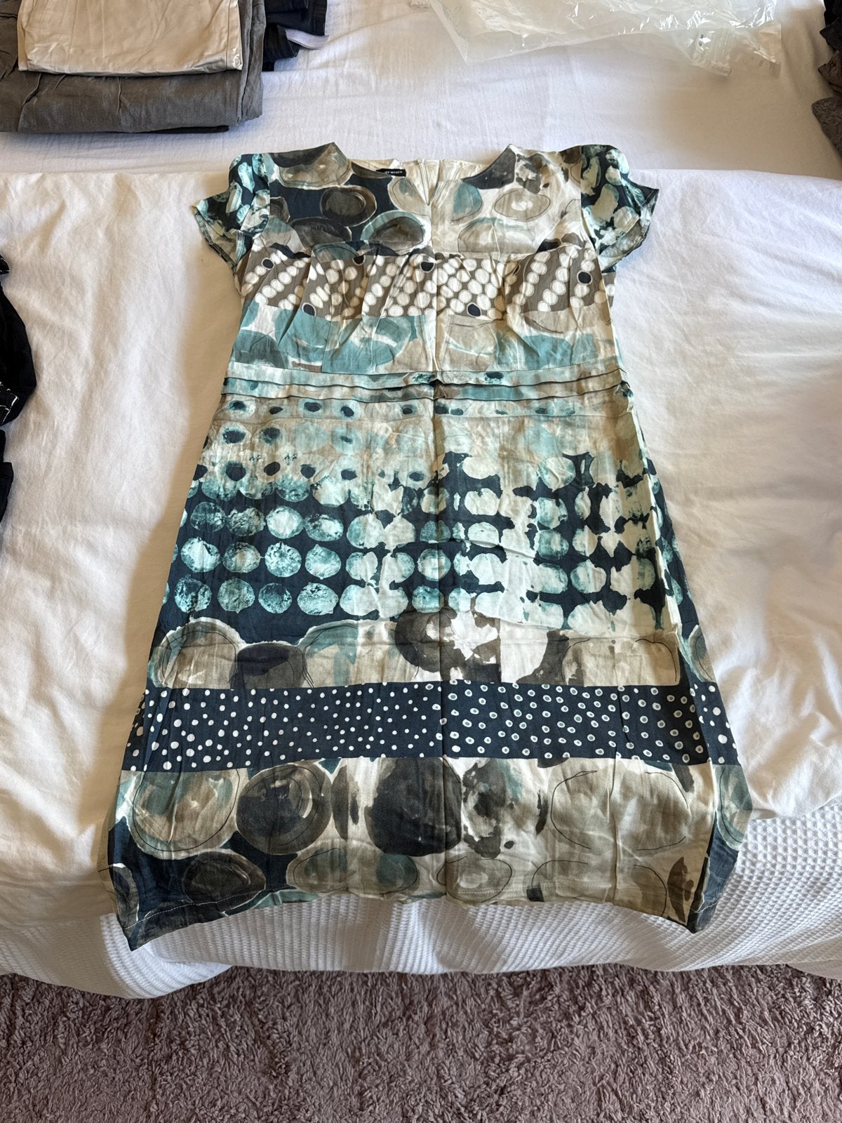 Gerry Weber jurk met print, maat 42, Kleding | Dames, Jurken, Maat 38/40 (M), Meerkleurig, Ophalen of Verzenden, Zo goed als nieuw