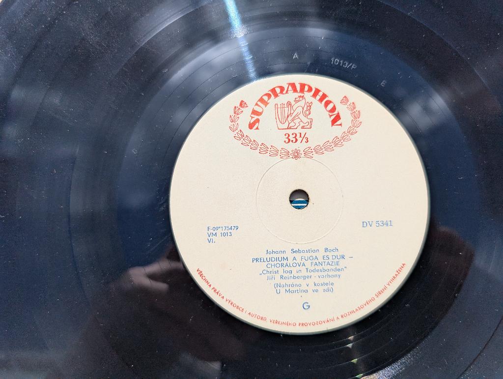LP - Johann Sebastian Bach, Overige typen, Ophalen of Verzenden, Zo goed als nieuw, 12 inch