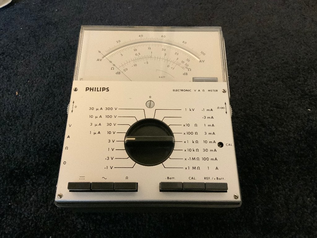 Philips PM 2403 analoge multimeter, Ophalen of Verzenden, Zo goed als nieuw, Zender en Ontvanger