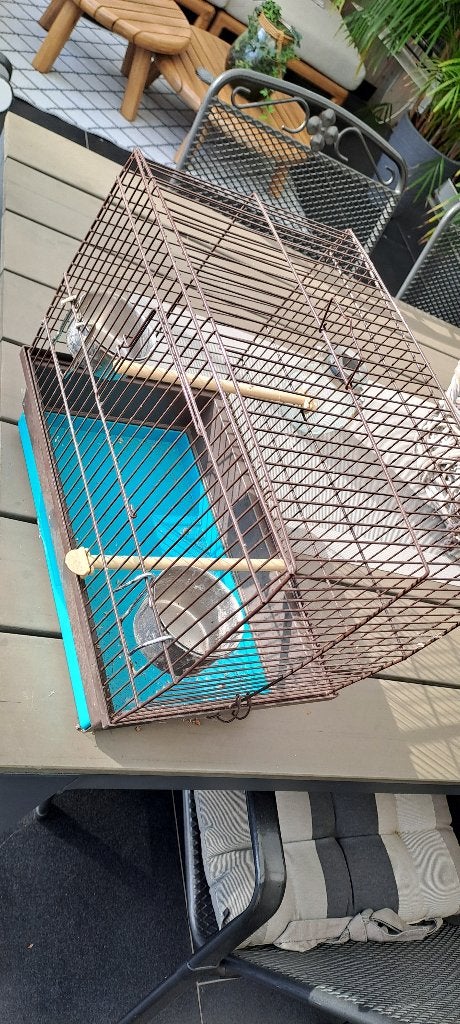 vogel kooi, Ophalen, Gebruikt, Metaal, Vogelkooi