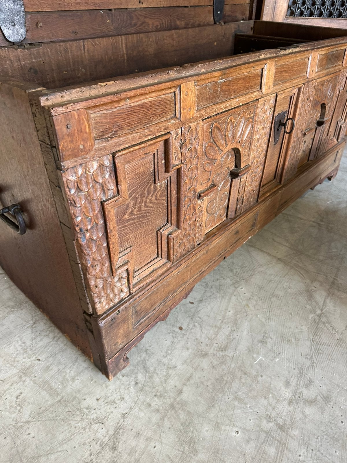 Antieke dekenkist, Antiek en Kunst, Ophalen of Verzenden