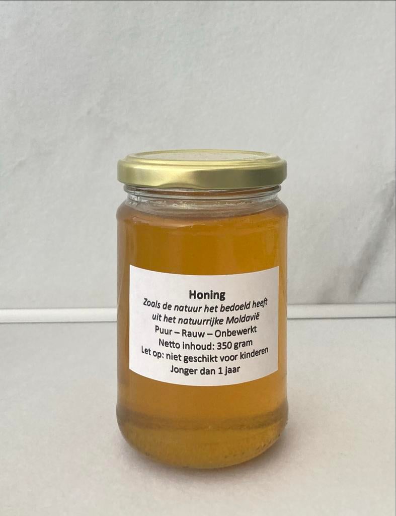 Bloemenhoning - puur natuur - onbewerkt - 350 gram, Ophalen of Verzenden