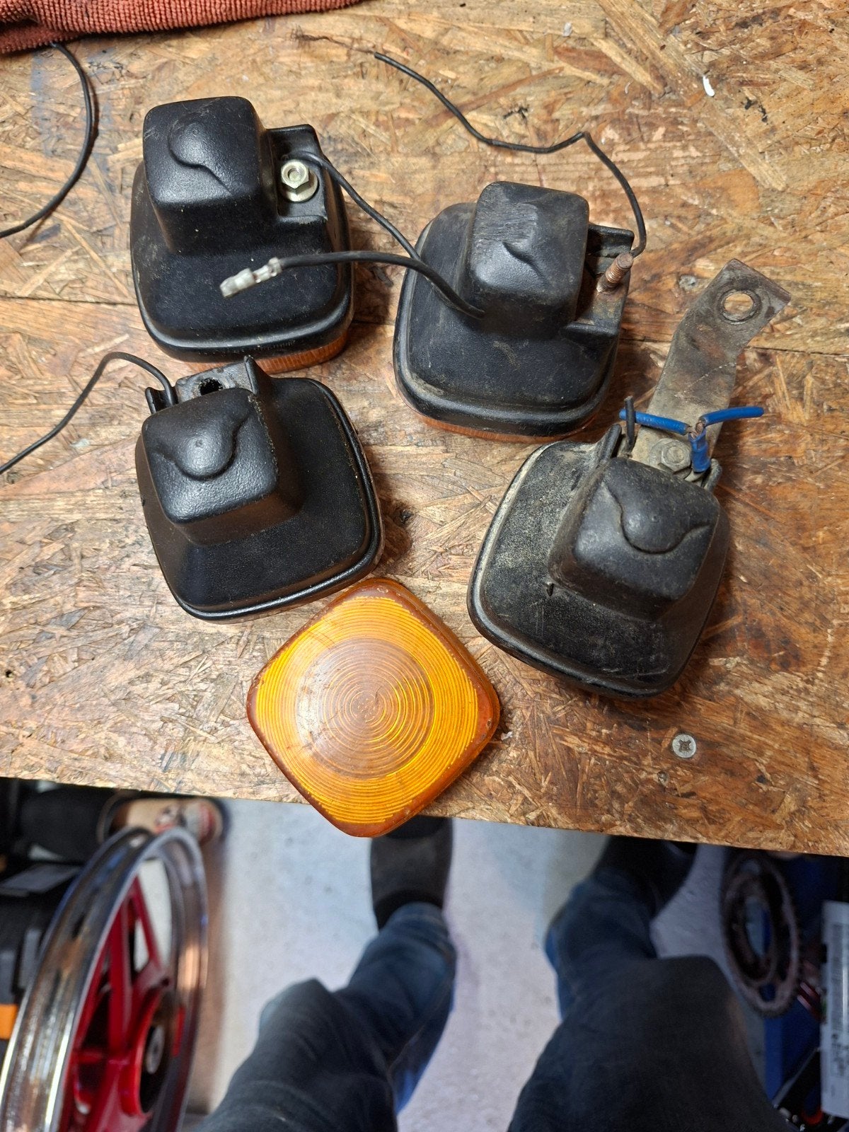 Honda MT MB Knipperlichten Set - Gebruikt, Fietsen en Brommers, Ophalen of Verzenden, Gebruikt