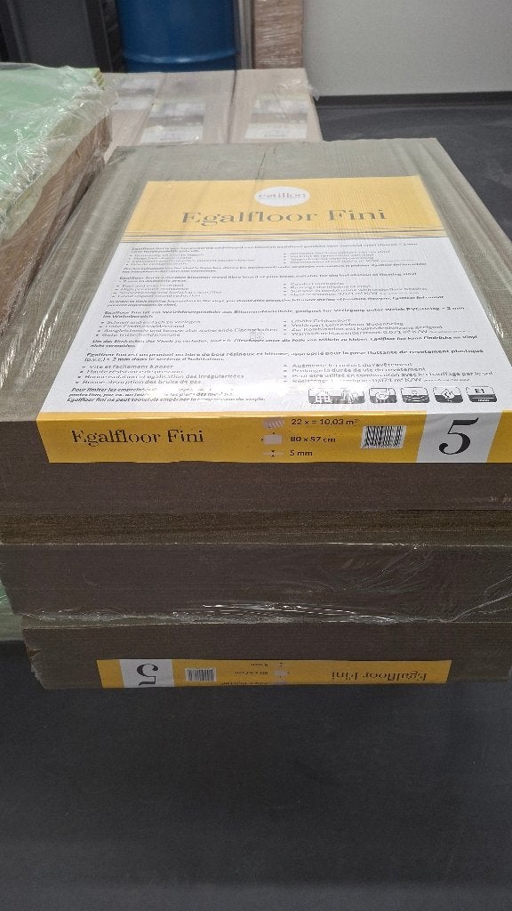 Estillon Egalfloor FINI Zachtboard voor zwevend vinyl vloer, Huis en Inrichting, Ophalen, ,, Overige typen, Nieuw