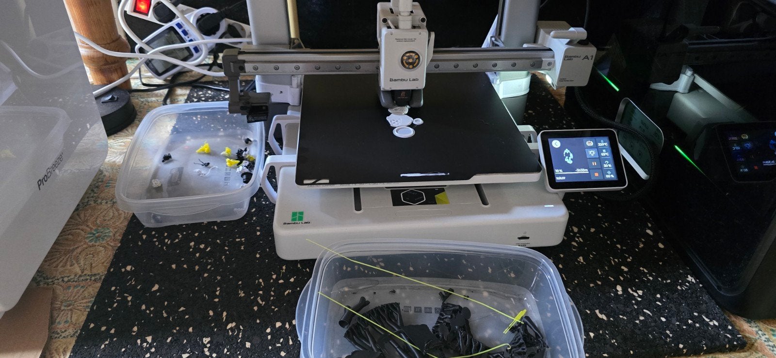 Bambu Lab A1 Combo met Sunlu S4 Dryer, luchtreiniger, Ophalen, Gebruikt, Ingebouwde Wi-Fi, Bambu Lab A1 Combo