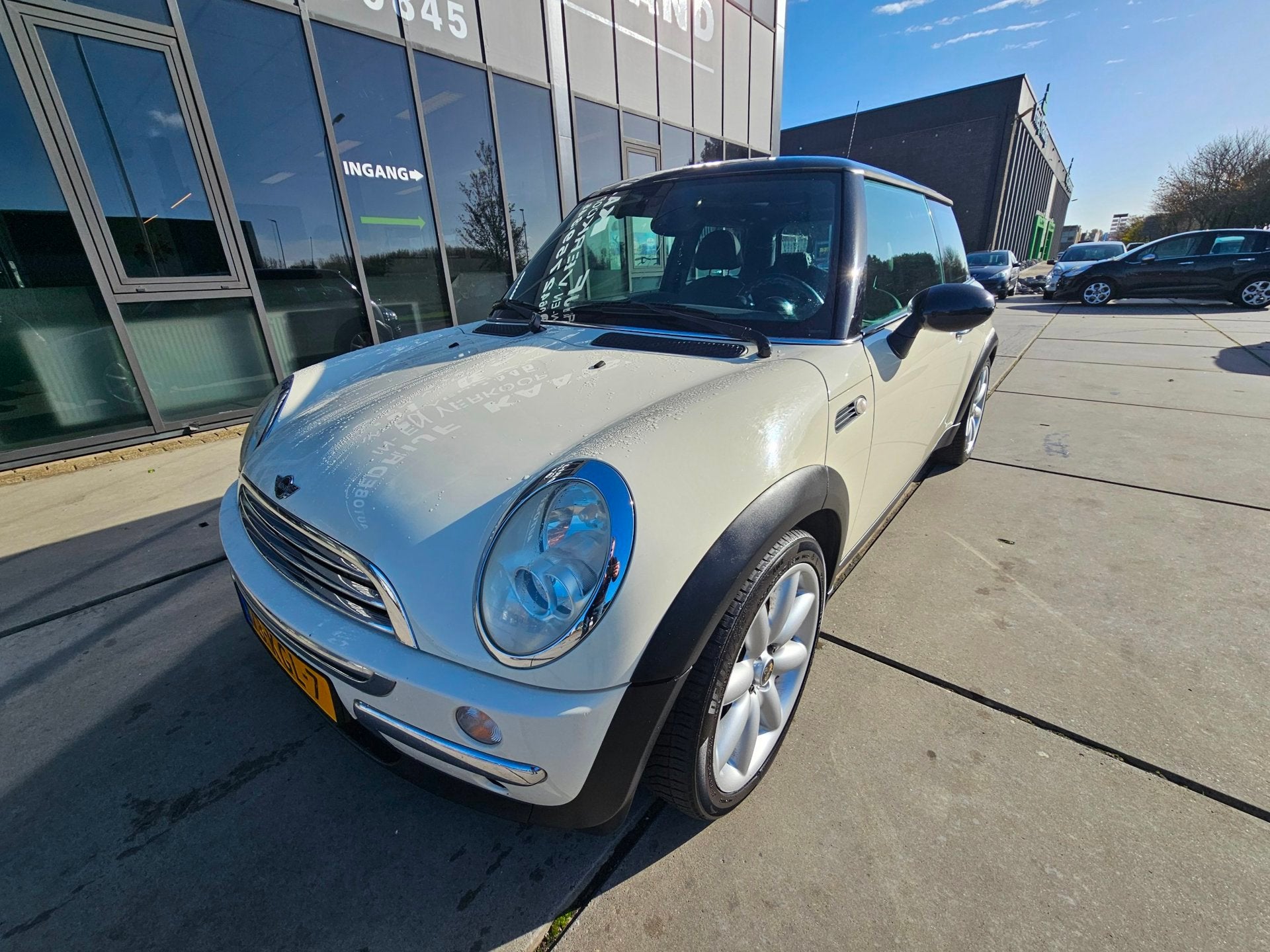 Mini 3-Deurs 1.6 Cooper - Pano - Airco - Electr Ramen -, Auto's, Voorwielaandrijving, Gebruikt, Zwart, 4 stoelen