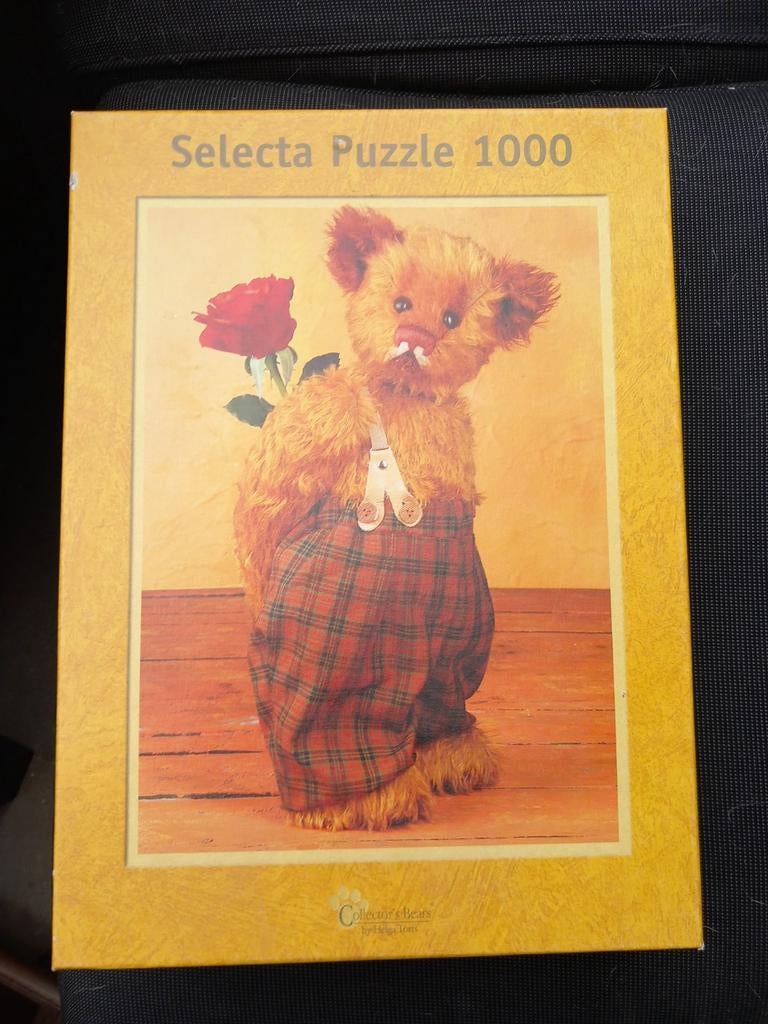 Selecta Legpuzzel 1000 stukjes Collector's Bears, Ophalen of Verzenden, Zo goed als nieuw, Legpuzzel