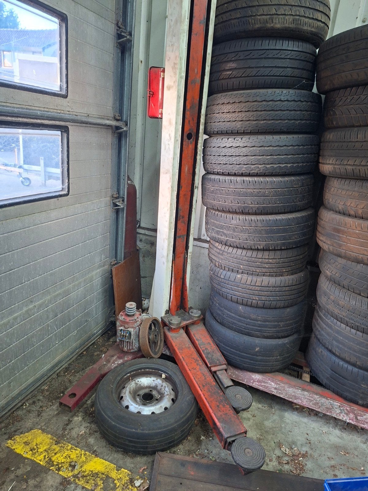 2,5 Ton Hefbrug 2 kolommer, Ophalen