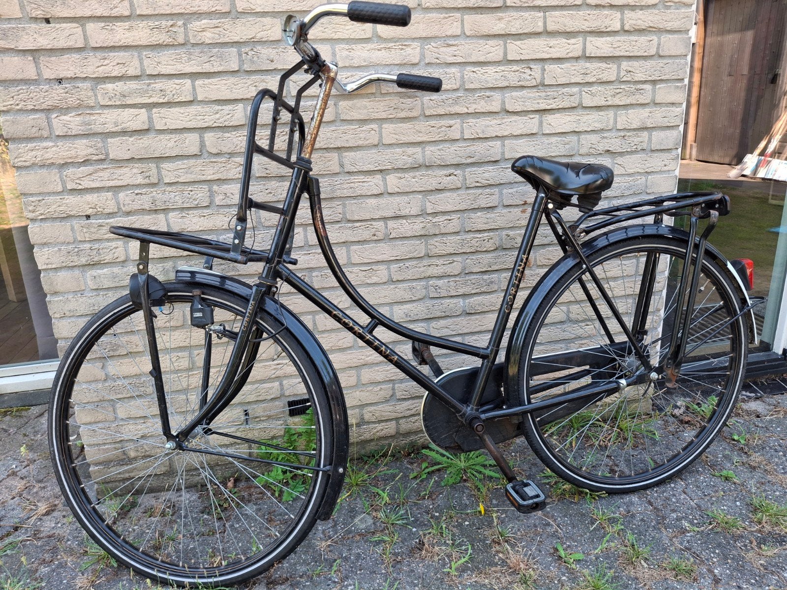 Cortina omafiets 28 inch, Fietsen en Brommers, Fietsen | Dames | Omafietsen, Ophalen, Terugtraprem, Gebruikt, 56 cm of meer