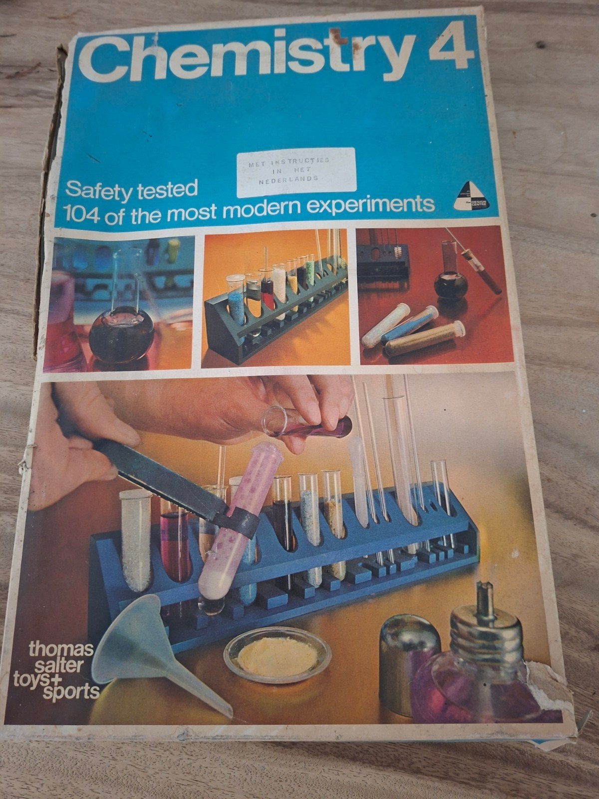 Vintage Scheikunde Experimenteerdoos Thomas Salter, Kinderen en Baby's, Speelgoed | Educatief en Creatief, Ophalen of Verzenden