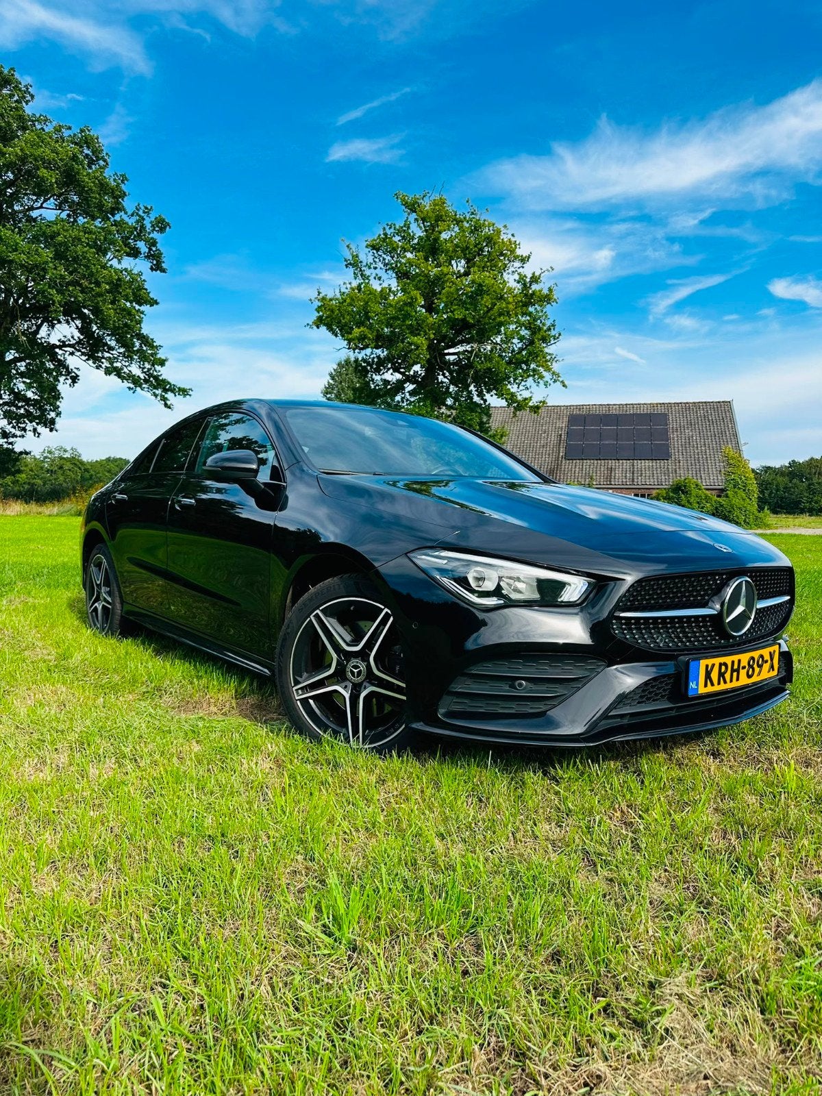 Mercedes-Benz CLA 250 e AMG Night 218pk 8G-DCT 2022 Zwart, Auto's, CLA, 160 pk, Zwart, Plug-in hybride