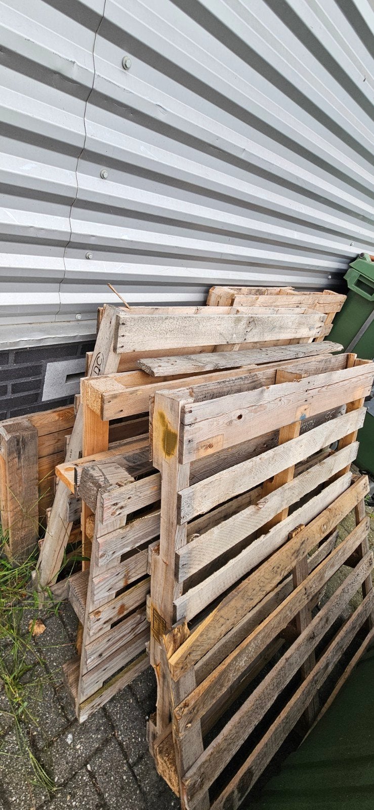 Gebruikte pallets - kachelhout, Ophalen, Overige houtsoorten