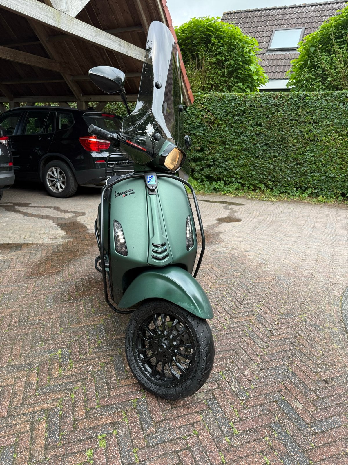 Vespa Sprint 2017 Mat Groen - Goed Onderhouden, Ophalen, Gebruikt, Maximaal 45 km/u, Vespa S