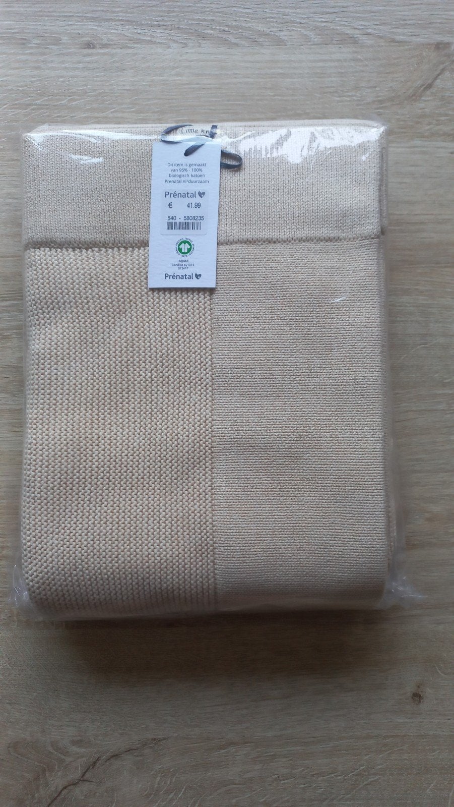 Nieuw Prénatal Deken van biologisch katoen, Kinderen en Baby's, Dekens, Slaapzakjes en Inbakerproducten, Ophalen of Verzenden