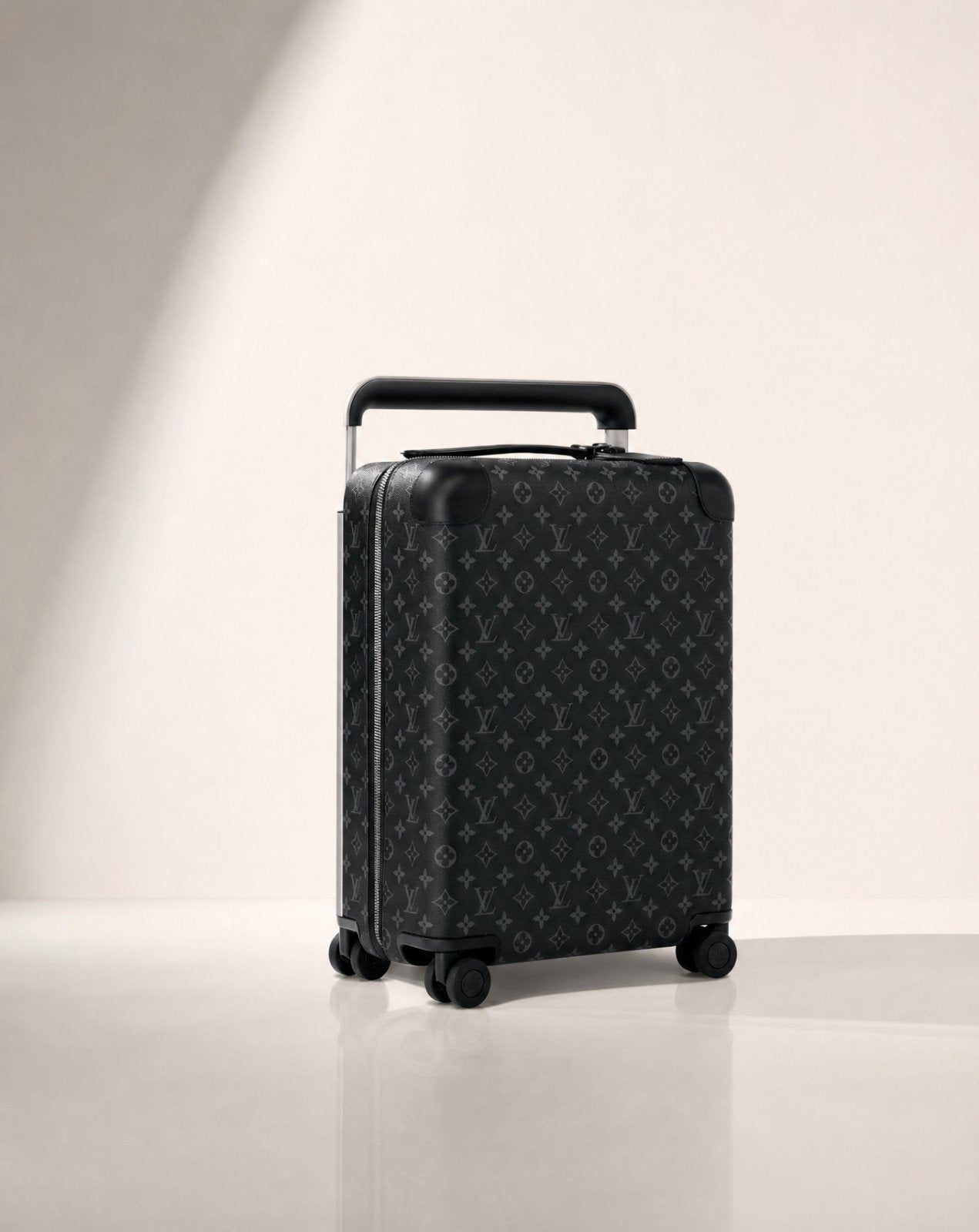 Louis Vuitton Horizon 50 Monogram Eclipse – Nieuw & Compleet, Ophalen, 40 tot 60 cm, Zwart, Nieuw