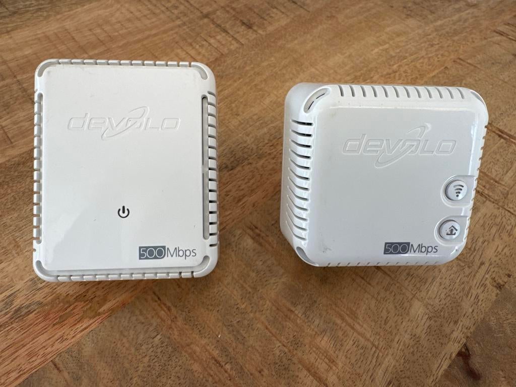 Devolo dLAN 500 duo Powerline Adapter Set - Netwerk via 220V, Ophalen of Verzenden, Gebruikt