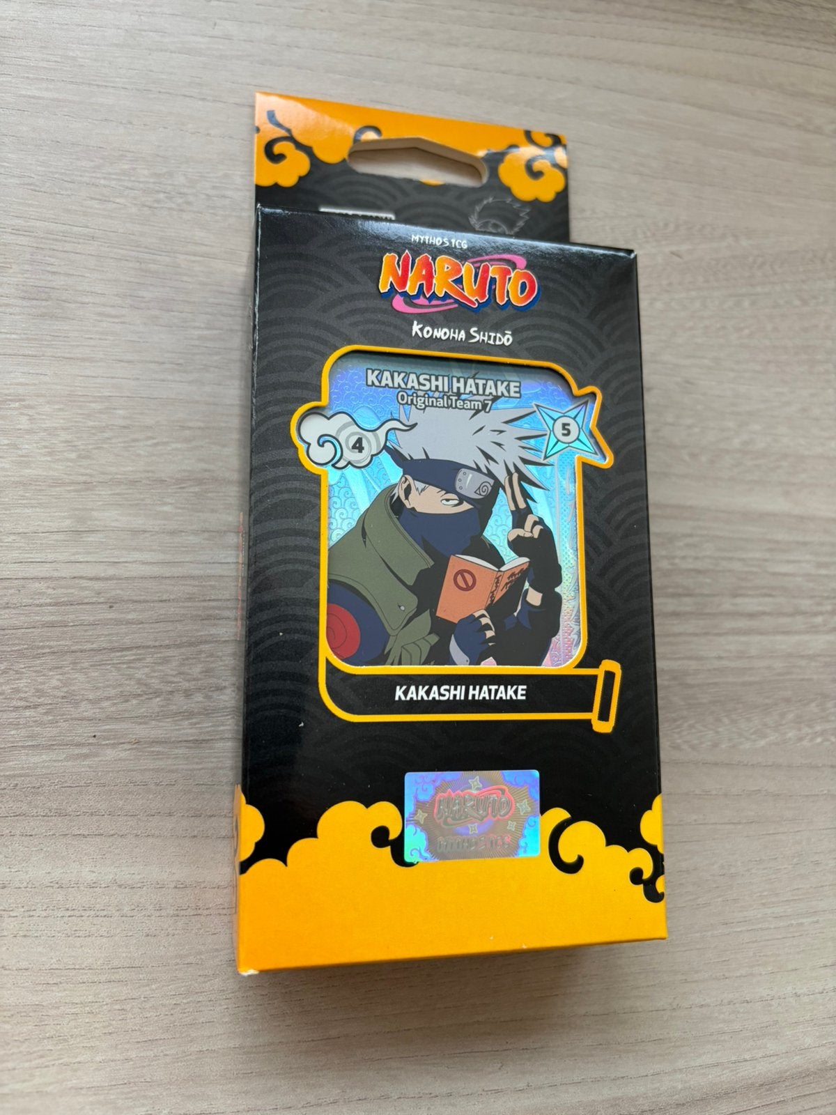 Naruto Mythos Kakashi Hatake Team Set Exclusive Holo, Ophalen of Verzenden, Zo goed als nieuw