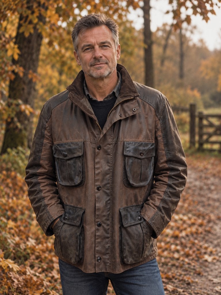 Barbour Wax&Leather Utlility wax jas, maat XL, Barbour, Bruin, Maat 56/58 (XL), Ophalen of Verzenden