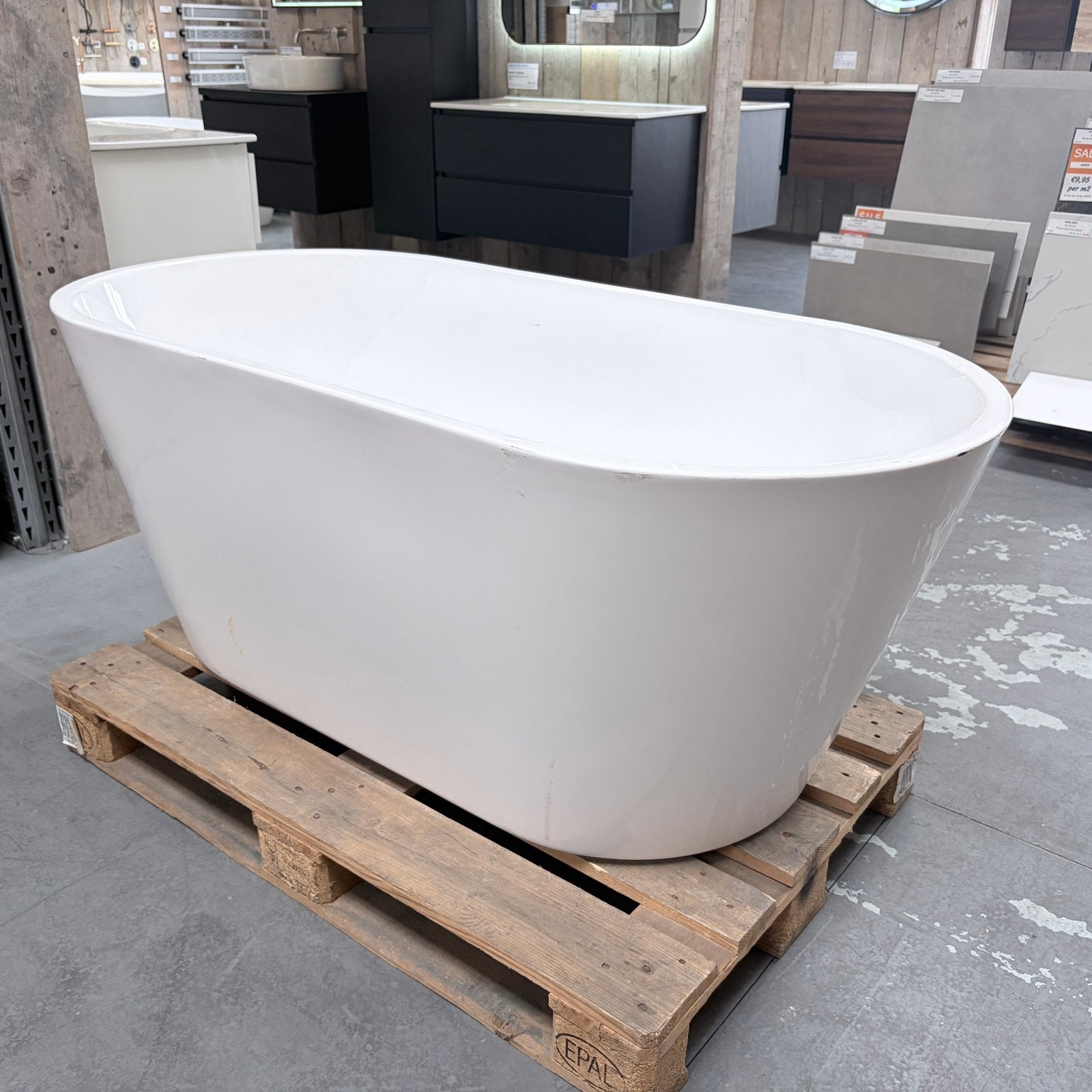 Vrijstaand Ligbad 150cm – Nieuw Design OP=OP Bad nr390, Ophalen, Nieuw
