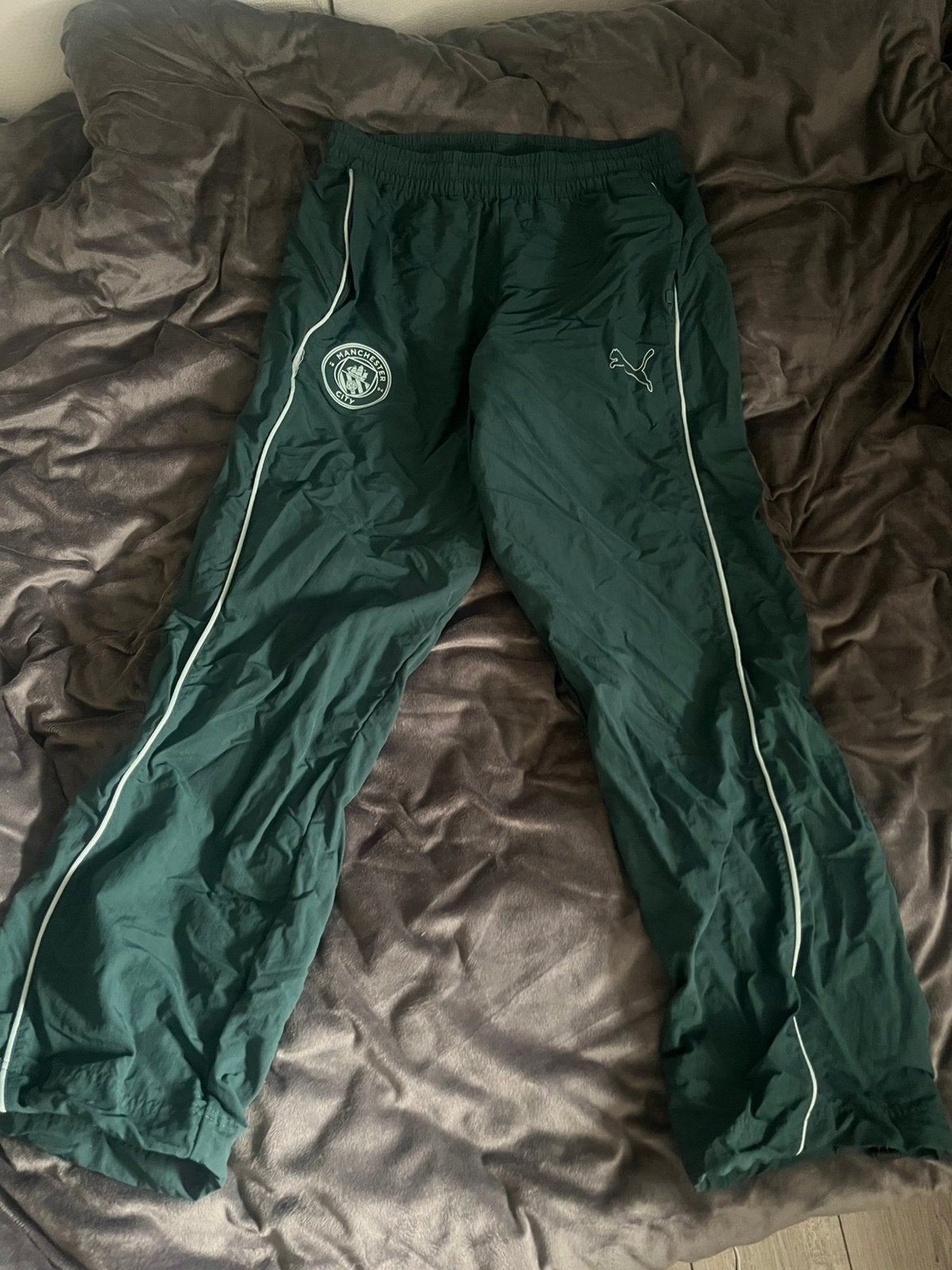 Manchester city trainingspak, Kleding | Heren, Ophalen, Zo goed als nieuw, Voetbal, Groen