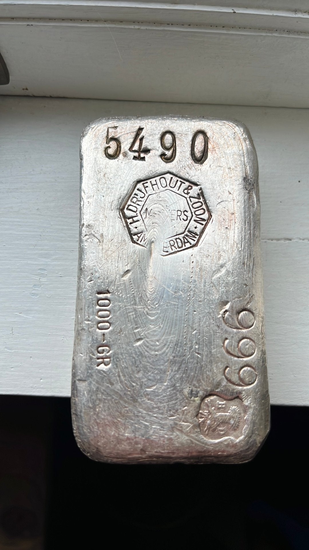 1 kilo zilver - drijfhout, Ophalen