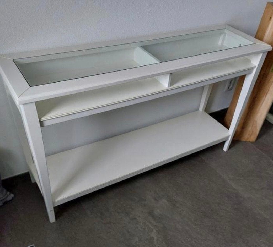 Ikea liatorp sidetable bovenblad glas, Ophalen of Verzenden, Gebruikt, Sidetable ikea