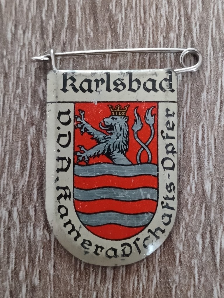 WHW spende 1934 - 1935, Karlsbad., Verzamelen, Militaria | Tweede Wereldoorlog, Ophalen of Verzenden, Overige soorten, Duitsland
