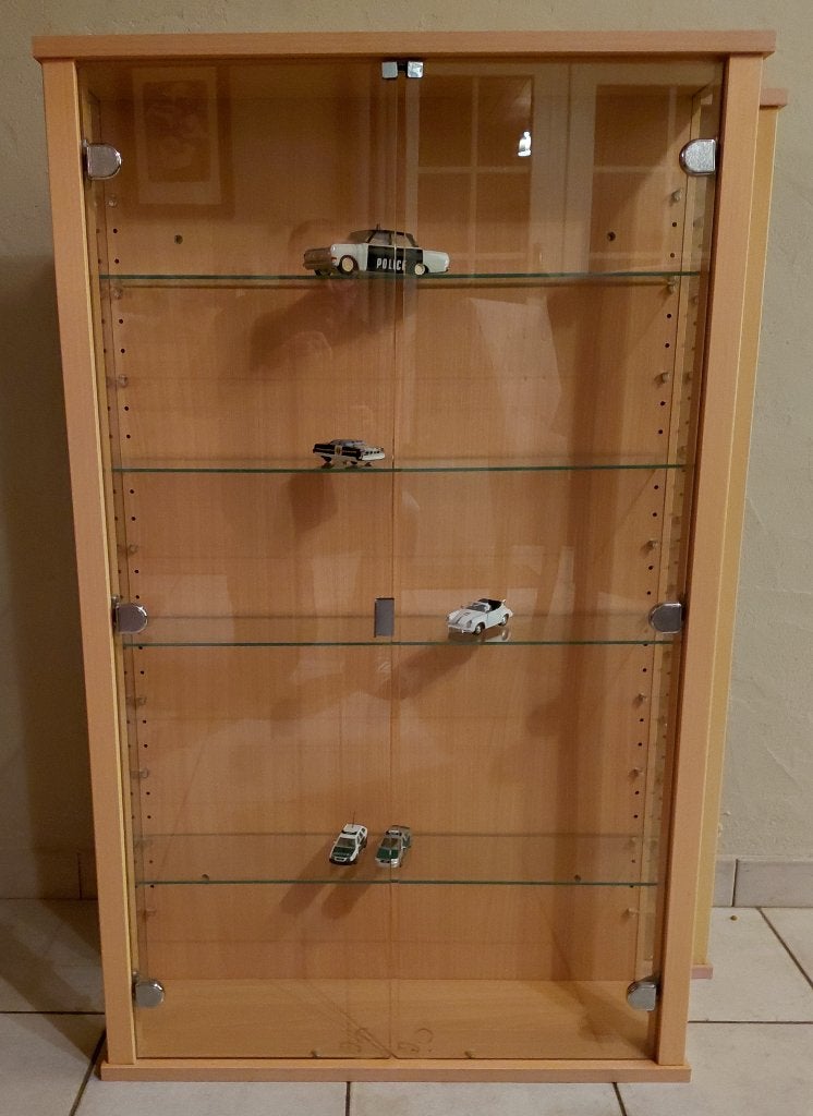 Vitrinekastjes, Ophalen, Met plank(en), 100 tot 150 cm, 50 tot 100 cm