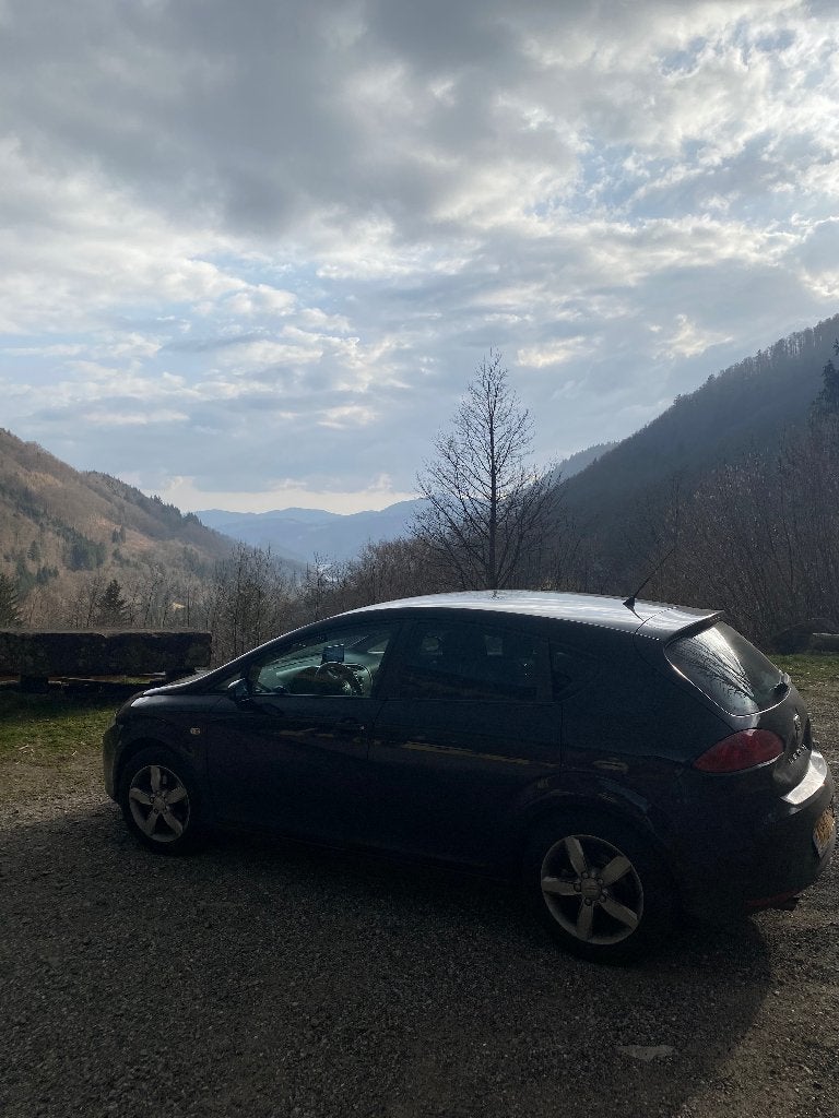 Seat Leon 1.6 2009 Zwart, 102 pk, Auto's, Stof, Parkeersensor, Zwart, 4 cilinders
