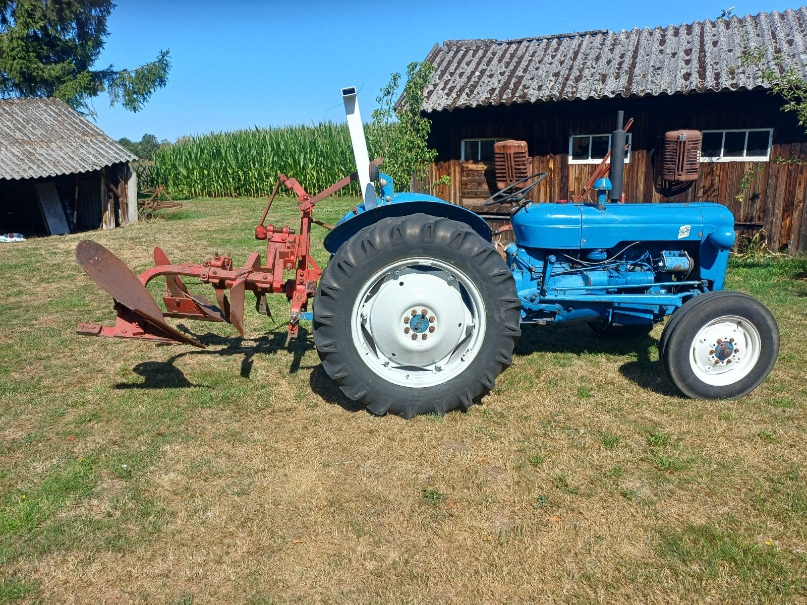 fordson dexta tractor met kenteken en ploeg, Zakelijke goederen, Ophalen