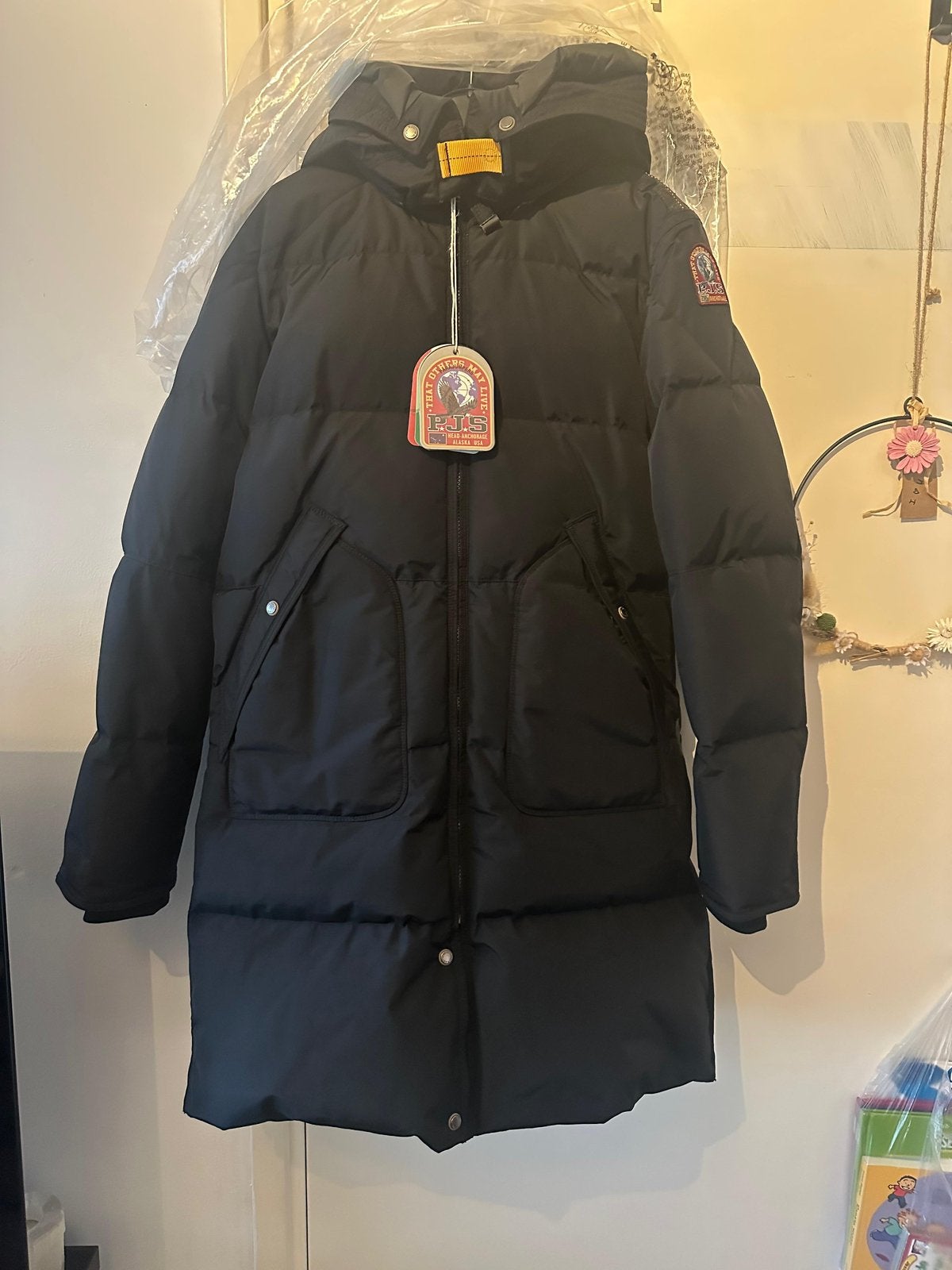 Parajumper Longbear, Kleding | Dames, Jassen | Winter, Ophalen, Zo goed als nieuw, Zwart