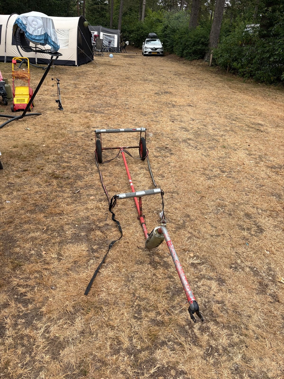 Sub aanhanger voorachter  fiets, Ophalen of Verzenden, Gebruikt