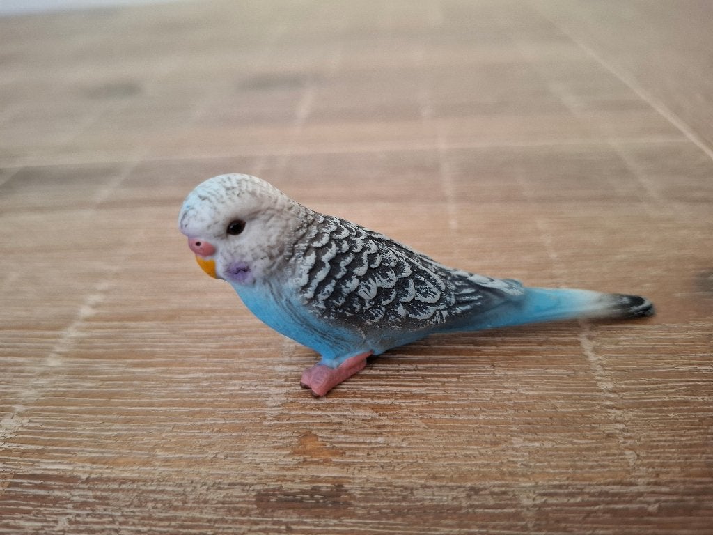 Schleich 14409 parkiet blauw, Ophalen of Verzenden, Zo goed als nieuw